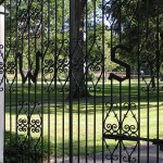 Close up of the Security Gates